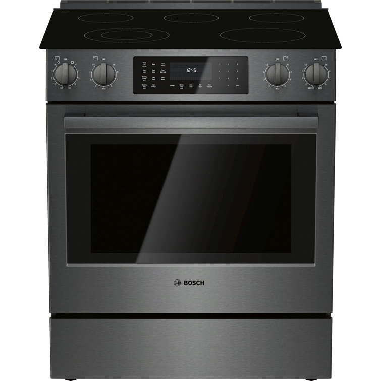 Bosch 30 Black Stainless Steel 800 Series Single Wall Oven Single Wall Ovens Appliances